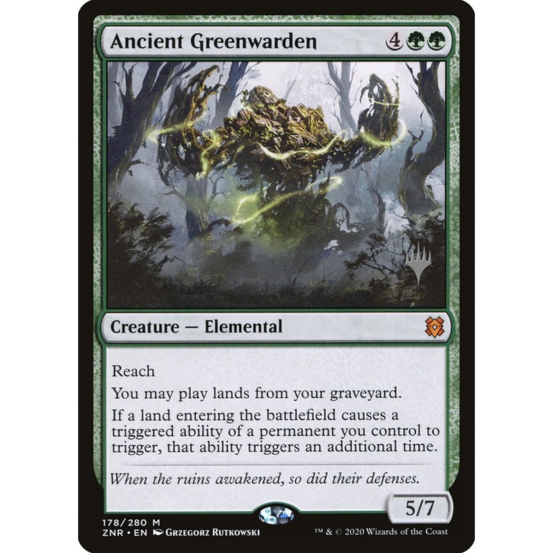 Ancient Greenwarden (Promo Pack) [Zendikar Rising Promos]