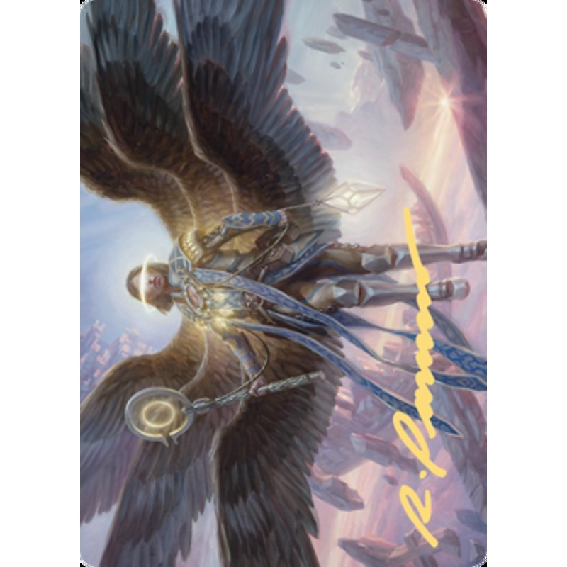 Angel of Destiny Art Card (Gold-Stamped Signature) [Zendikar Rising Art Series]