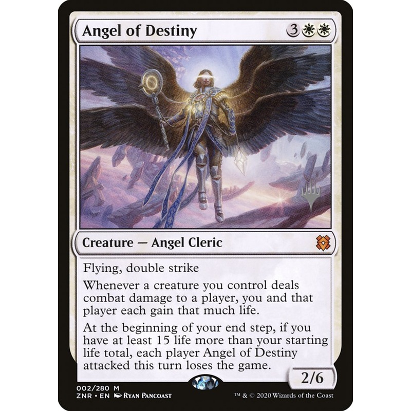Angel of Destiny (Promo Pack) [Zendikar Rising Promos]