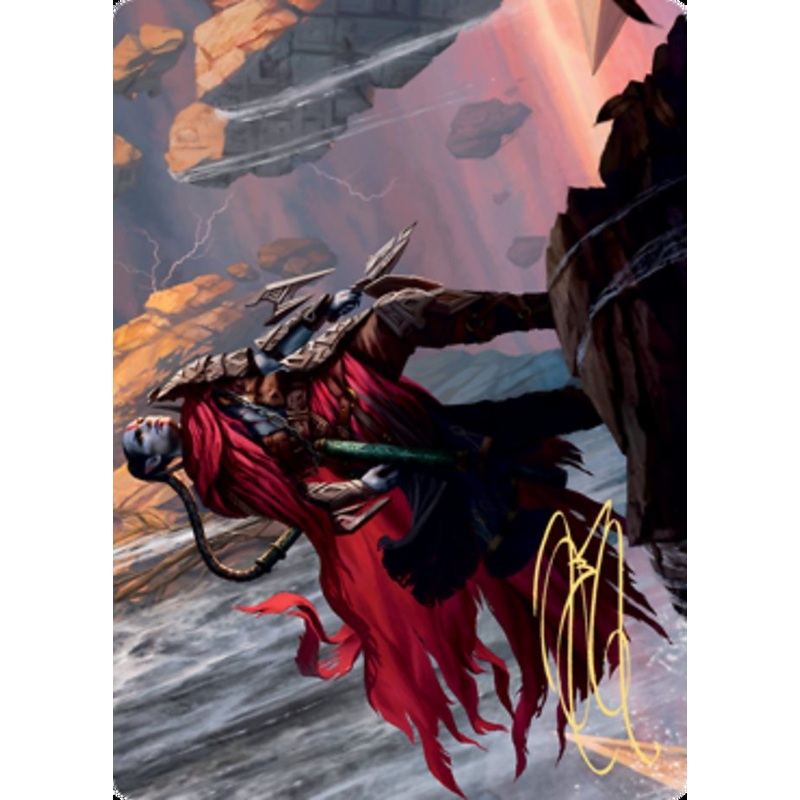 Anowon, the Ruin Thief Art Card (Gold-Stamped Signature) [Zendikar Rising Art Series]