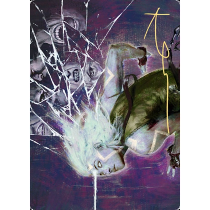 Anticognition Art Card (Gold-Stamped Signature) [Zendikar Rising Art Series]