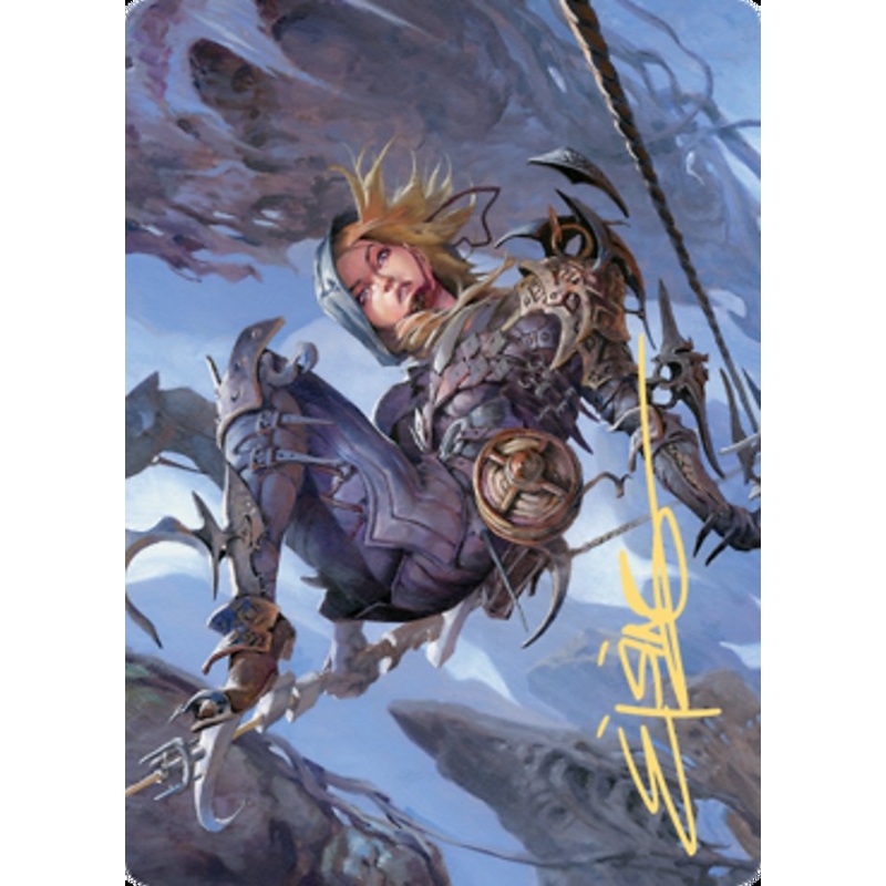 Blackbloom Rogue Art Card (Gold-Stamped Signature) [Zendikar Rising Art Series]
