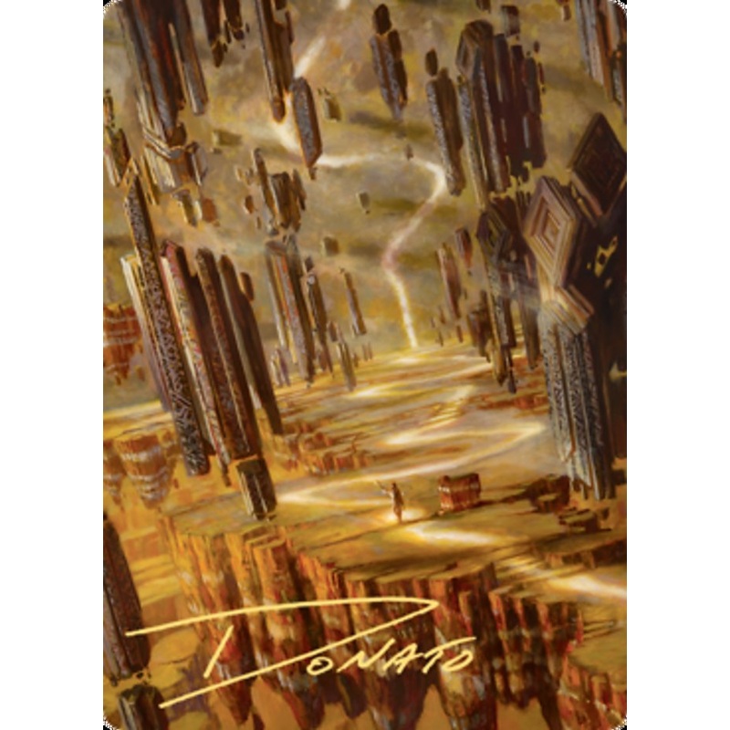 Brightclimb Pathway Art Card (Gold-Stamped Signature) [Zendikar Rising Art Series]