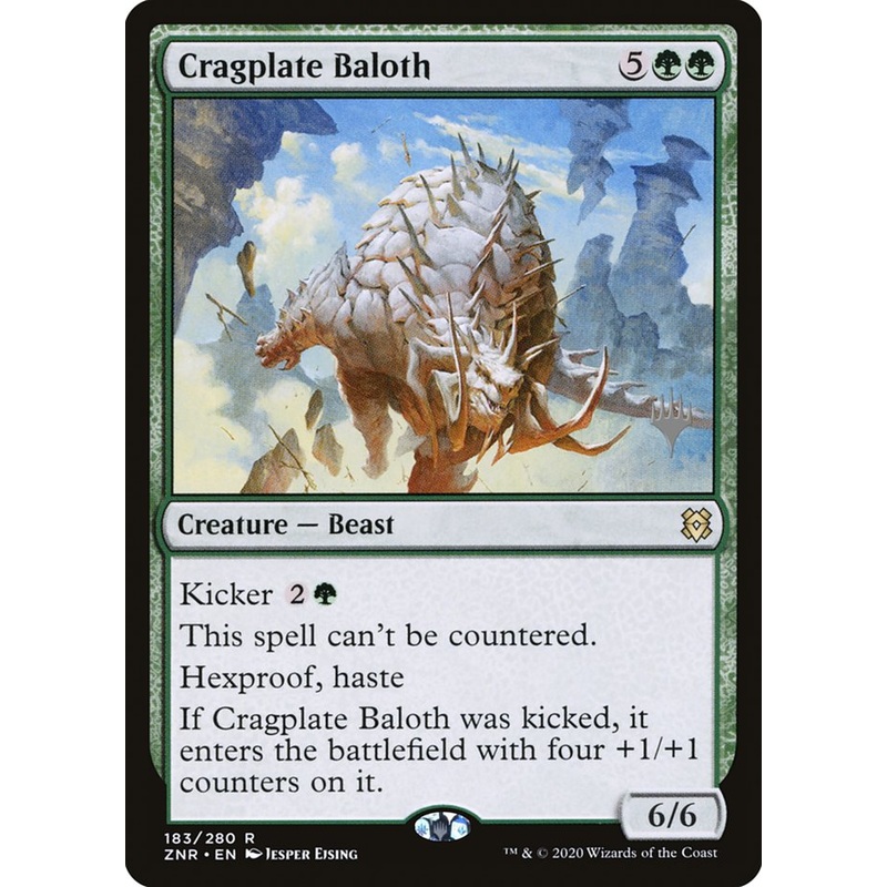 Cragplate Baloth (Promo Pack) [Zendikar Rising Promos]