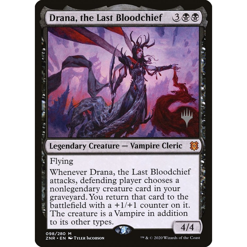 Drana, the Last Bloodchief (Promo Pack) [Zendikar Rising Promos]