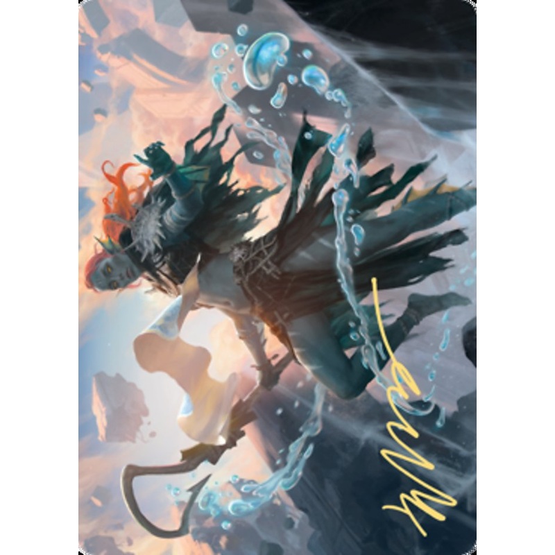 Expedition Diviner Art Card (Gold-Stamped Signature) [Zendikar Rising Art Series]