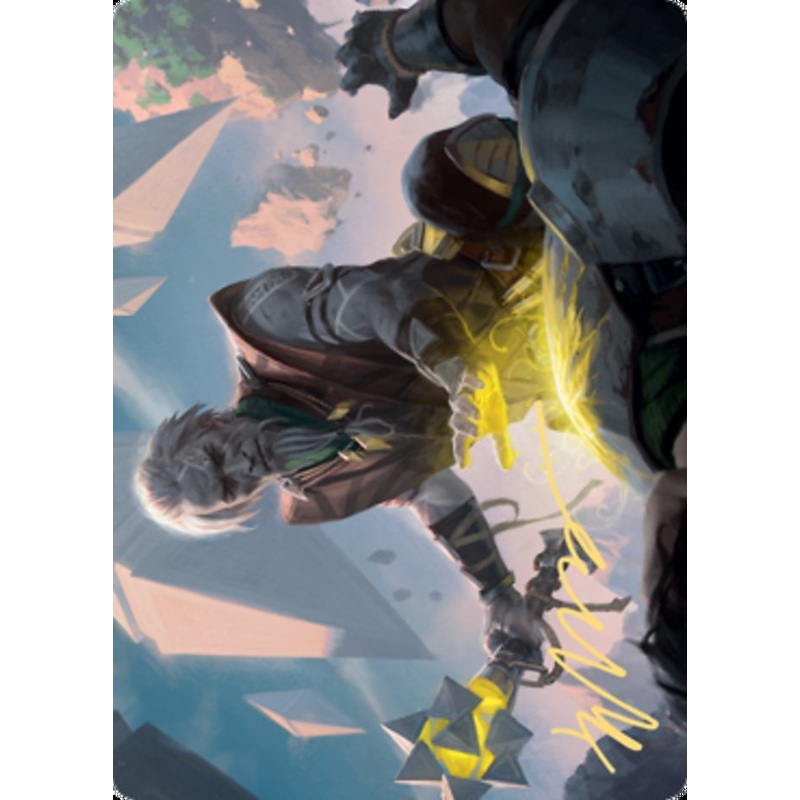 Expedition Healer Art Card (Gold-Stamped Signature) [Zendikar Rising Art Series]