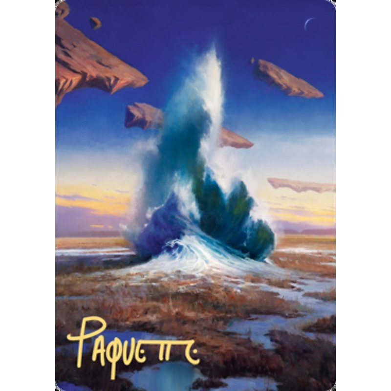 Flooded Strand Art Card (Gold-Stamped Signature) [Zendikar Rising Art Series]