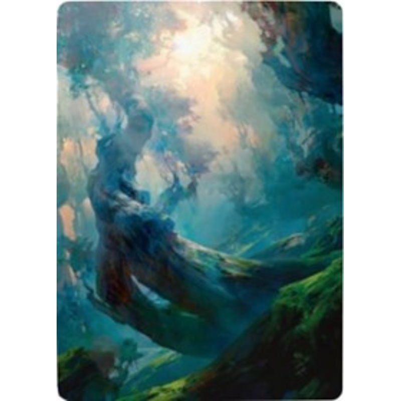 Forest 3 Art Card [Zendikar Rising Art Series]