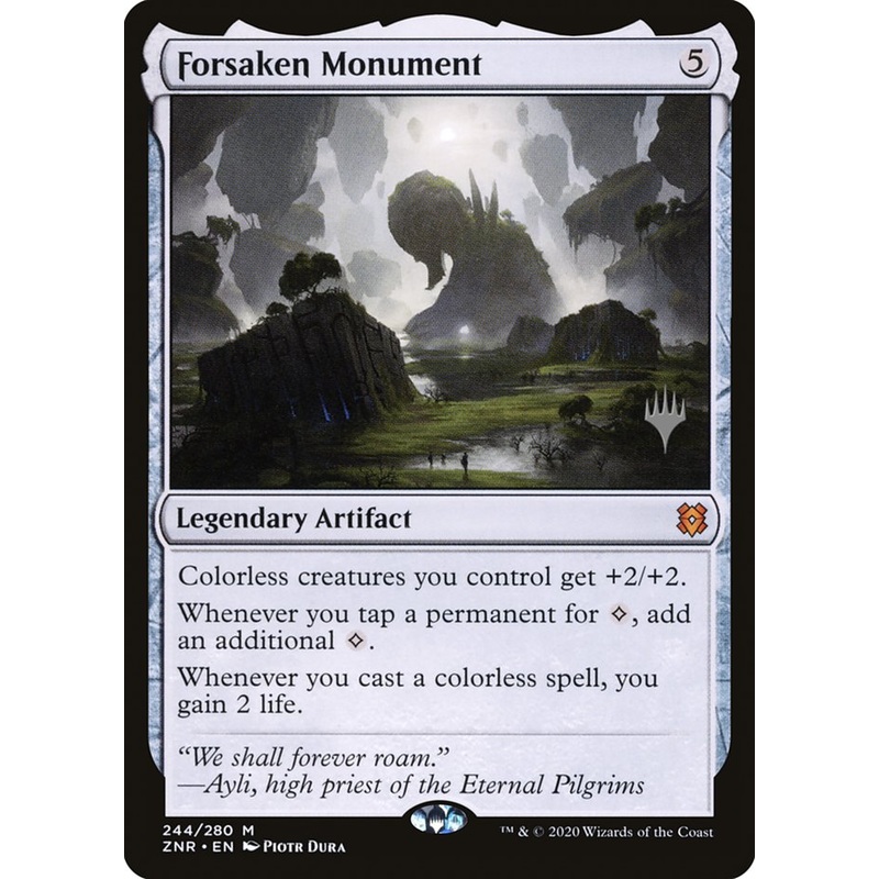 Forsaken Monument (Promo Pack) [Zendikar Rising Promos]