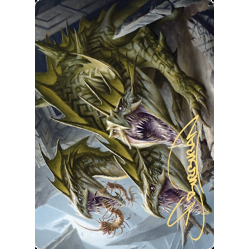 Grakmaw, Skyclave Ravager Art Card (Gold-Stamped Signature) [Zendikar Rising Art Series]