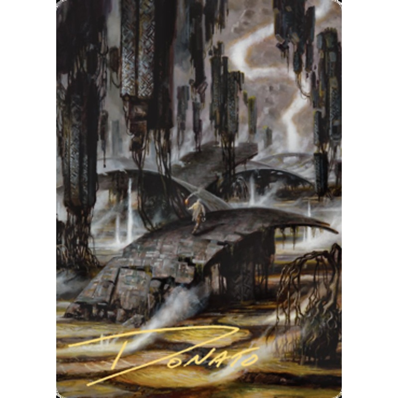 Grimclimb Pathway Art Card (Gold-Stamped Signature) [Zendikar Rising Art Series]