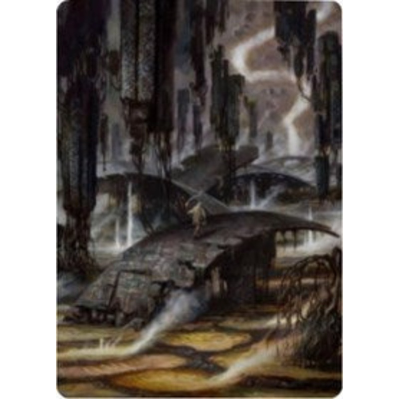 Grimclimb Pathway Art Card [Zendikar Rising Art Series]