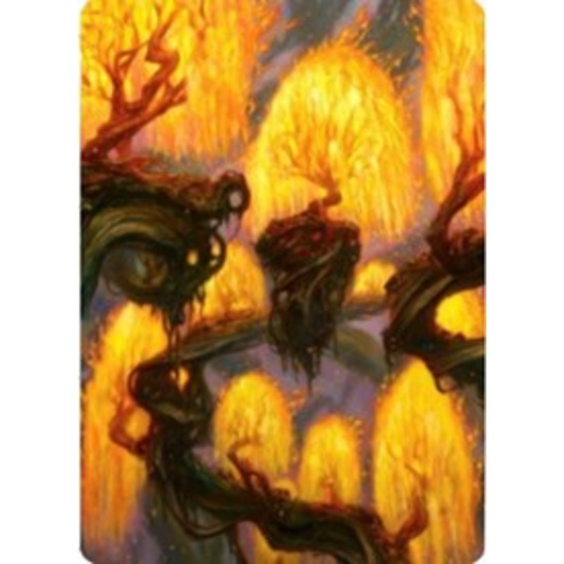 Grove of the Burnwillows Art Card [Zendikar Rising Art Series]