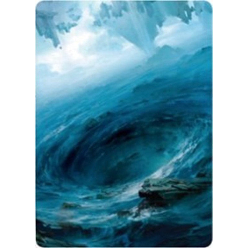 Island 3 Art Card [Zendikar Rising Art Series]