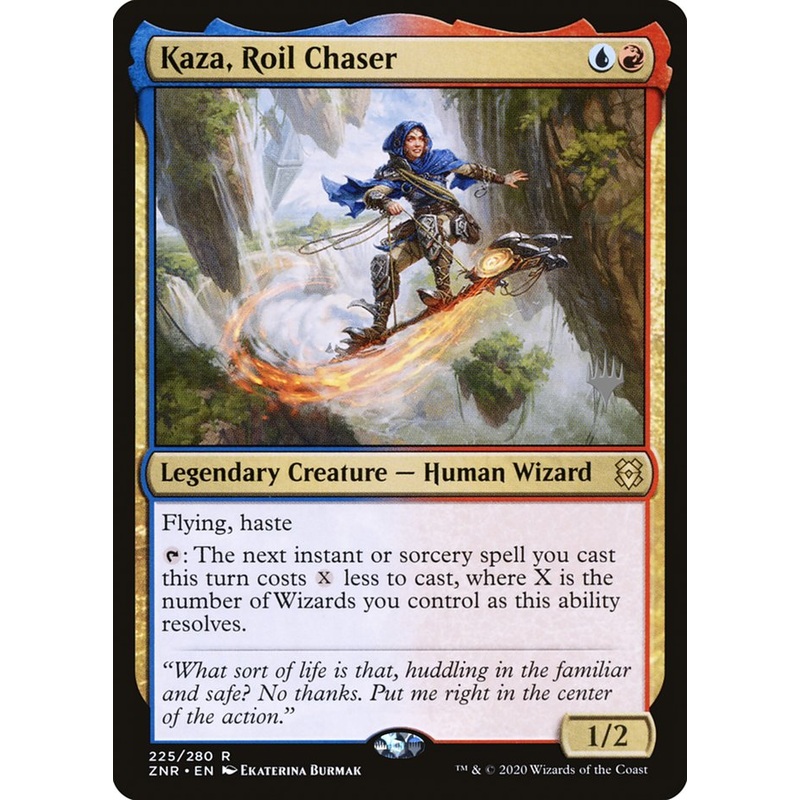 Kaza, Roil Chaser (Promo Pack) [Zendikar Rising Promos]