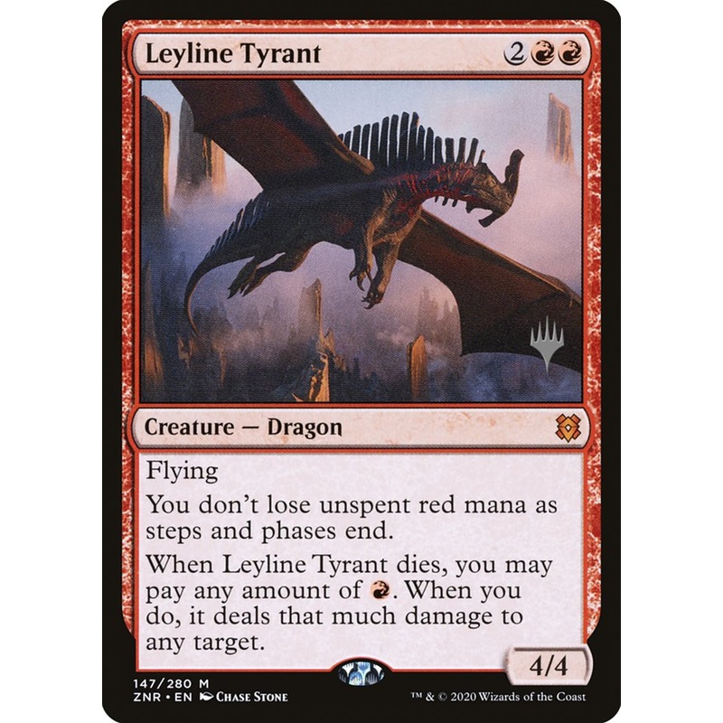 Leyline Tyrant (Promo Pack) [Zendikar Rising Promos]