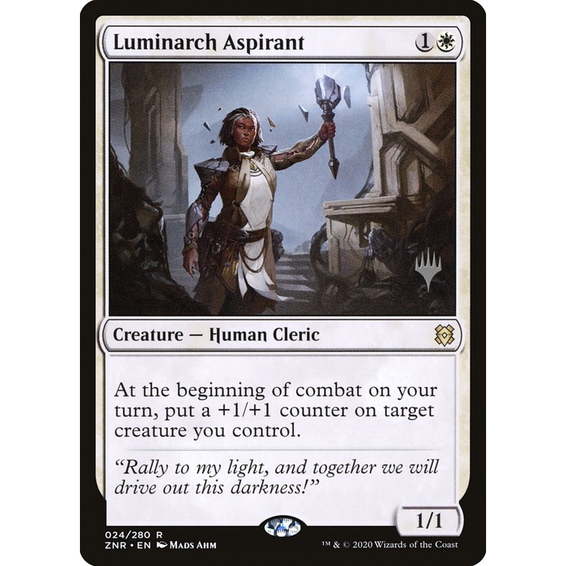 Luminarch Aspirant (Promo Pack) [Zendikar Rising Promos]