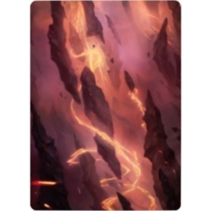 Mountain 1 Art Card [Zendikar Rising Art Series]