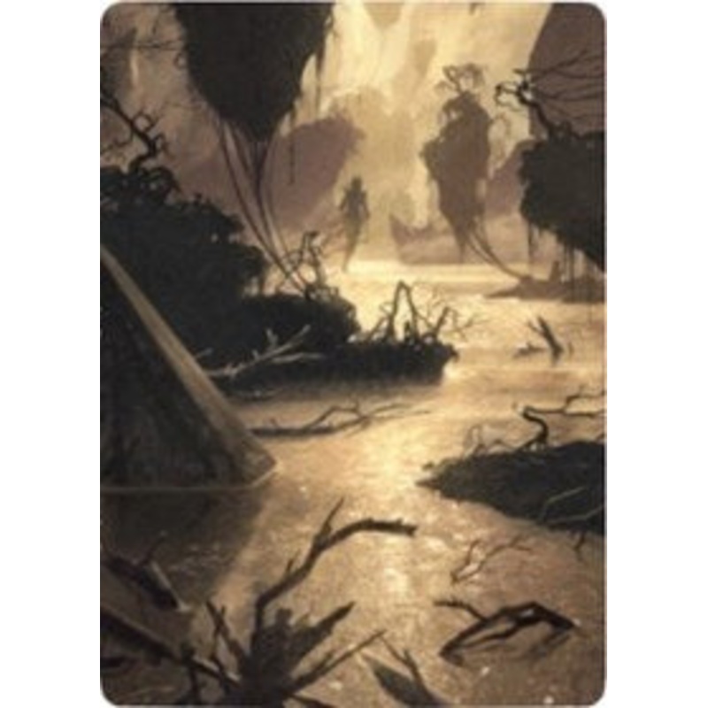 Murkwater Pathway Art Card [Zendikar Rising Art Series]