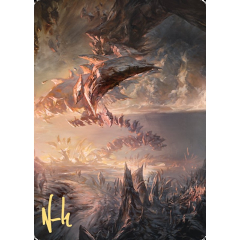 Needleverge Pathway Art Card (Gold-Stamped Signature) [Zendikar Rising Art Series]