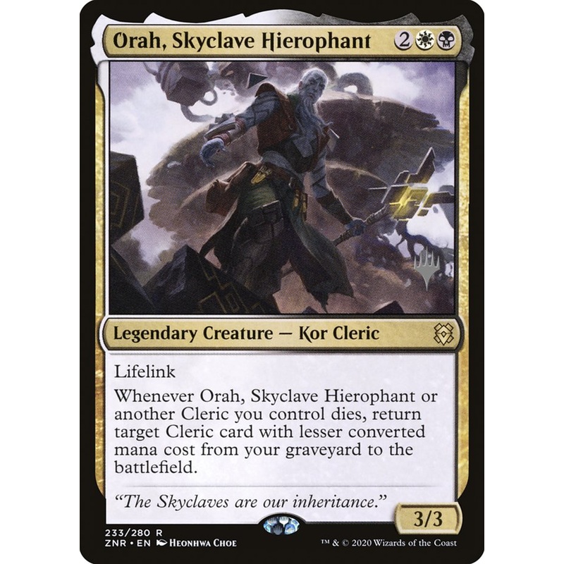 Orah, Skyclave Hierophant (Promo Pack) [Zendikar Rising Promos]
