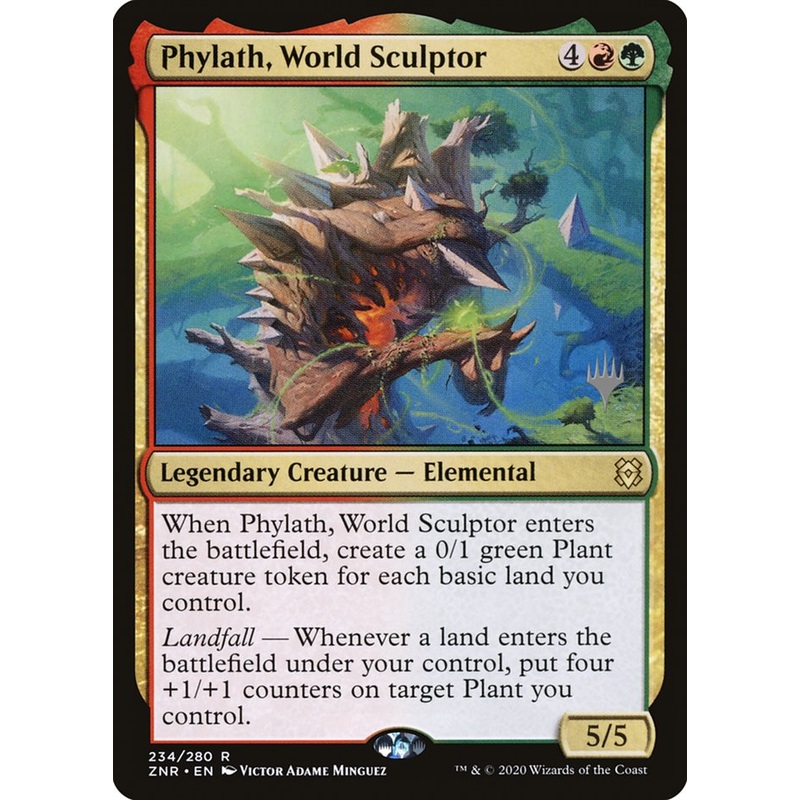 Phylath, World Sculptor (Promo Pack) [Zendikar Rising Promos]