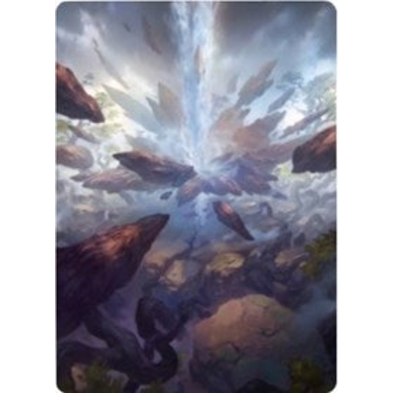 Prismatic Vista Art Card [Zendikar Rising Art Series]