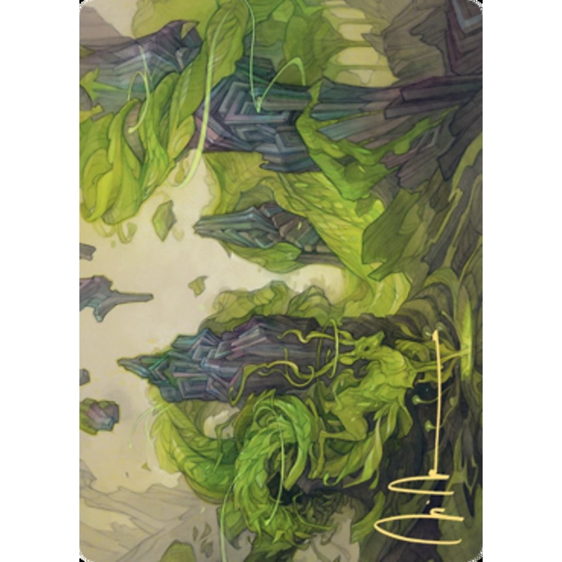 Reclaim the Wastes Art Card (Gold-Stamped Signature) [Zendikar Rising Art Series]
