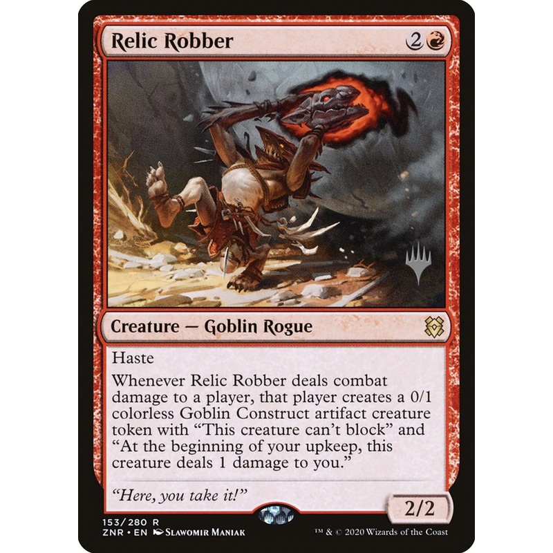 Relic Robber (Promo Pack) [Zendikar Rising Promos]