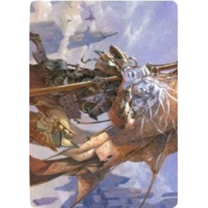 Sea Gate Banneret Art Card [Zendikar Rising Art Series]