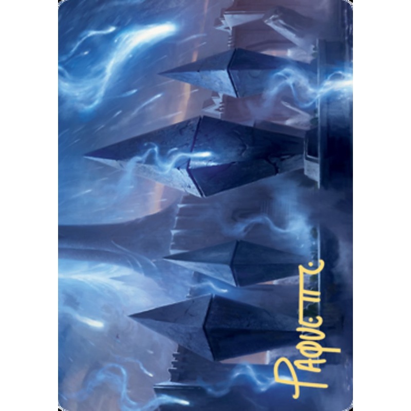 Sea Gate Restoration Art Card (Gold-Stamped Signature) [Zendikar Rising Art Series]