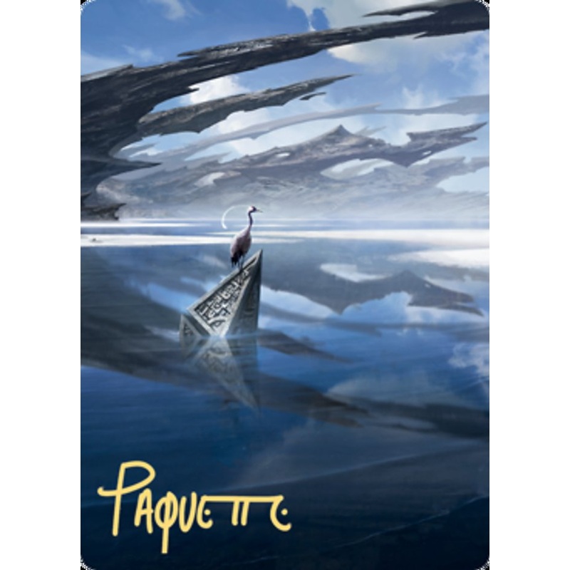 Seachrome Coast Art Card (Gold-Stamped Signature) [Zendikar Rising Art Series]
