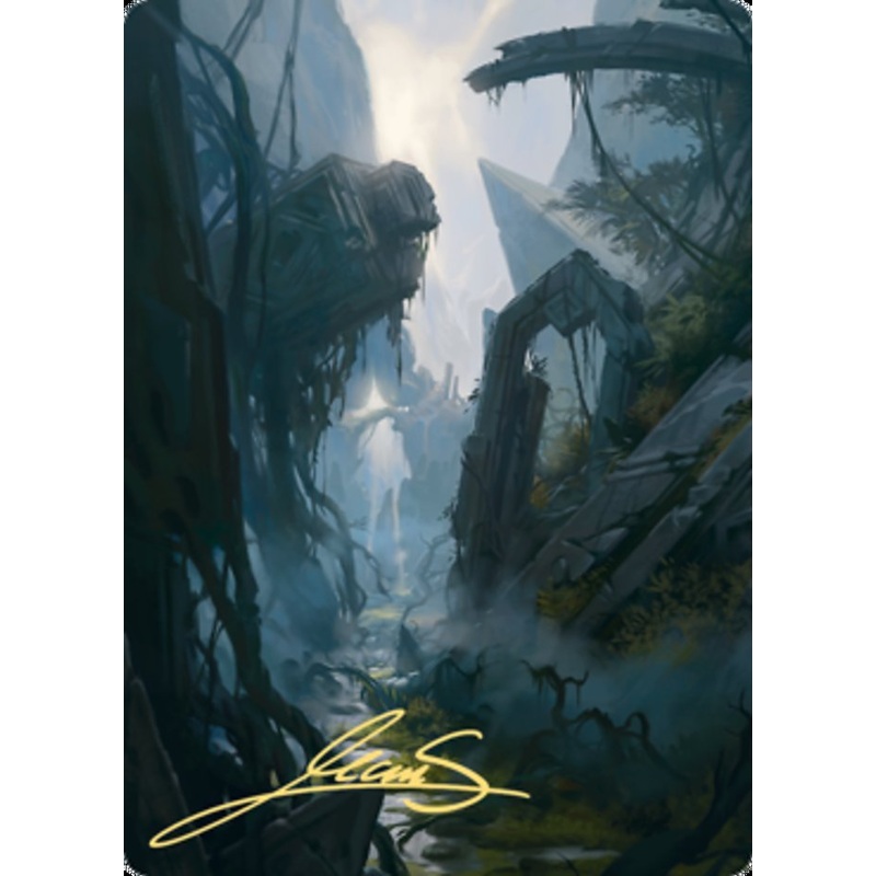 Swamp 2 Art Card (Gold-Stamped Signature) [Zendikar Rising Art Series]