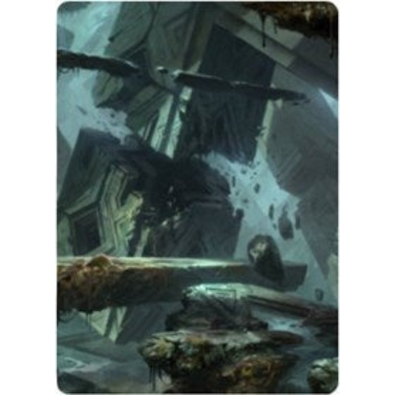 Swamp 3 Art Card [Zendikar Rising Art Series]