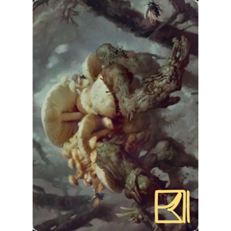 Swarm Shambler Art Card (Gold-Stamped Signature) [Zendikar Rising Art Series]