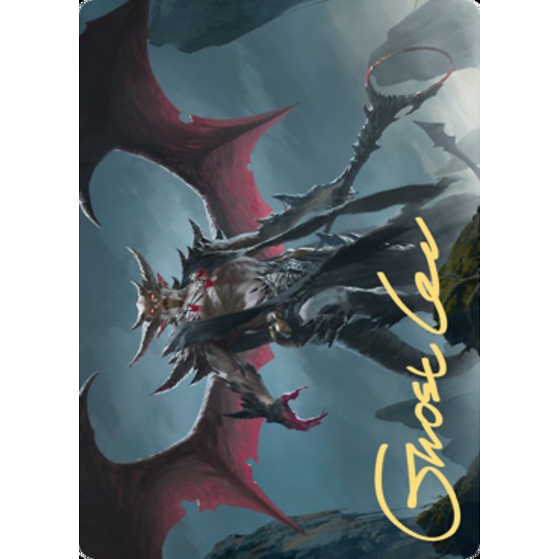 Taborax, Hope's Demise Art Card (Gold-Stamped Signature) [Zendikar Rising Art Series]