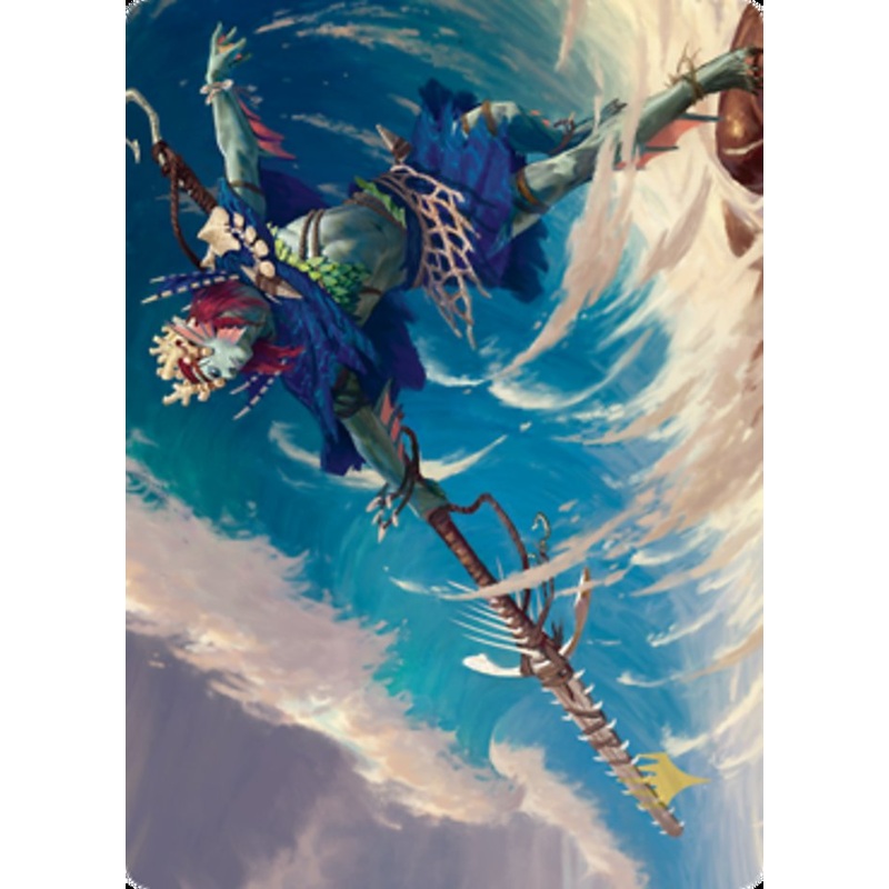 Tazeem Roilmage Art Card (Gold-Stamped Signature) [Zendikar Rising Art Series]