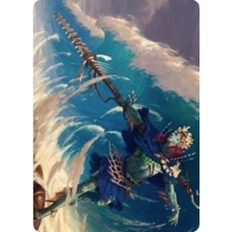 Tazeem Roilmage Art Card [Zendikar Rising Art Series]