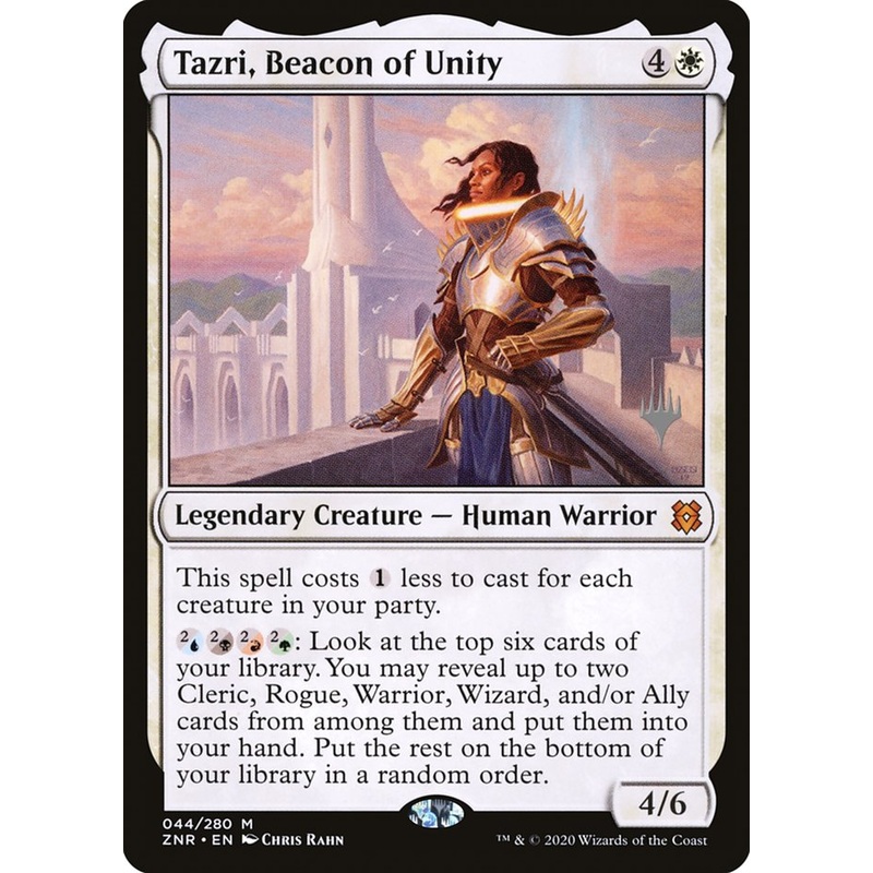 Tazri, Beacon of Unity (Promo Pack) [Zendikar Rising Promos]