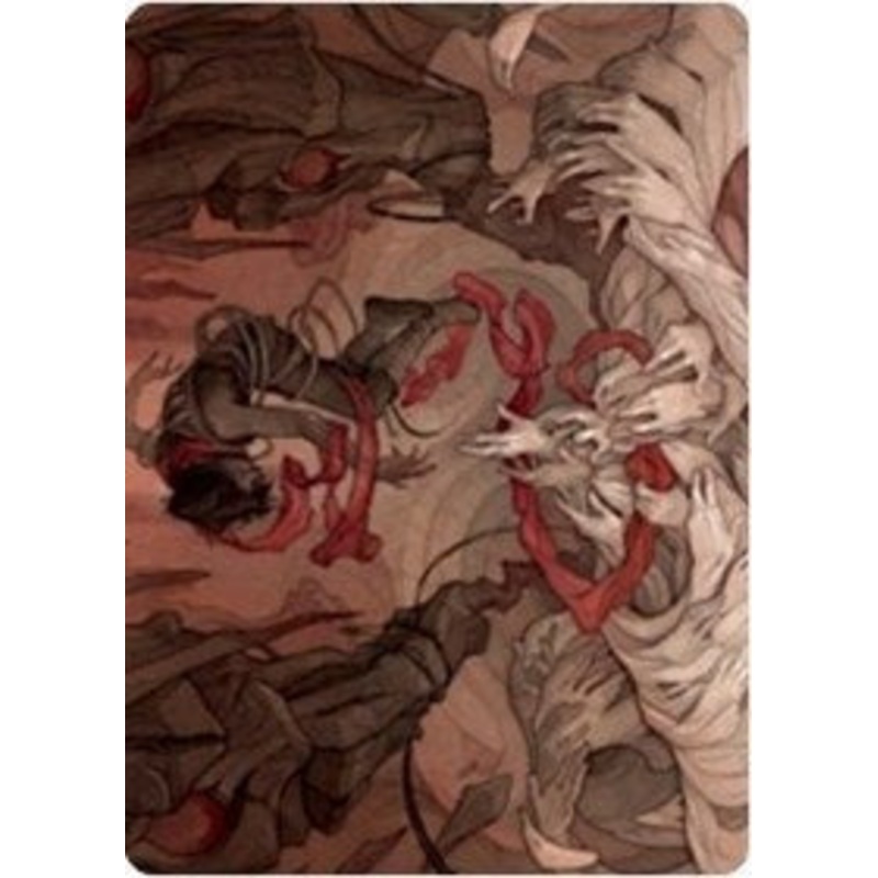 Thwart the Grave Art Card [Zendikar Rising Art Series]
