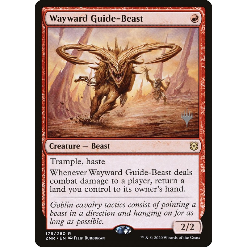 Wayward Guide-Beast (Promo Pack) [Zendikar Rising Promos]