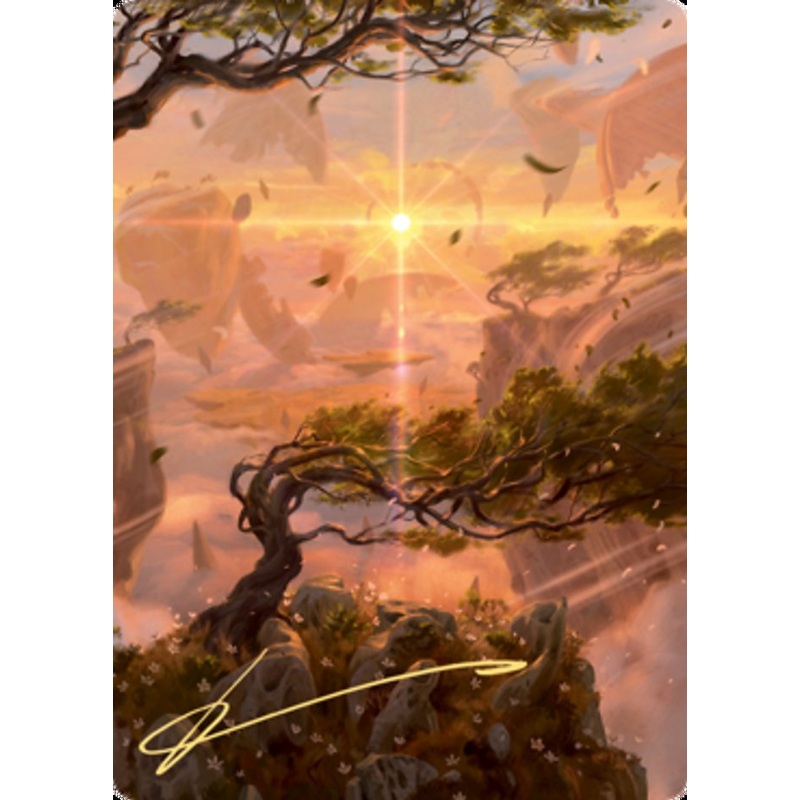 Windswept Heath Art Card (Gold-Stamped Signature) [Zendikar Rising Art Series]