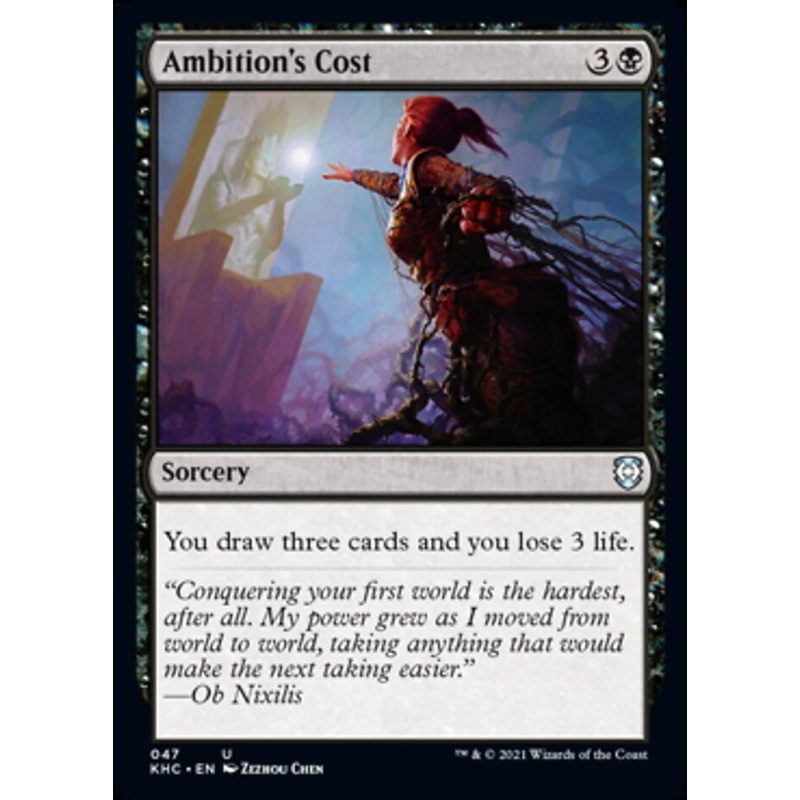 Ambition's Cost [Kaldheim Commander]