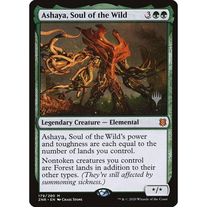 Ashaya, Soul of the Wild (Promo Pack) [Zendikar Rising Promos]