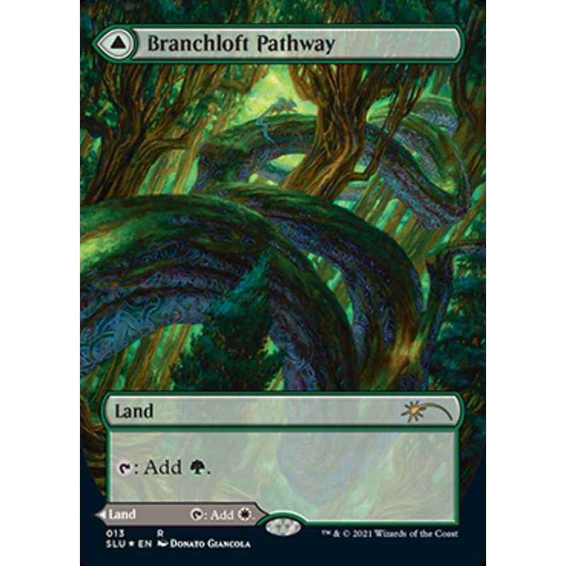 Branchloft Pathway // Boulderloft Pathway (Borderless) [Secret Lair: Ultimate Edition 2]
