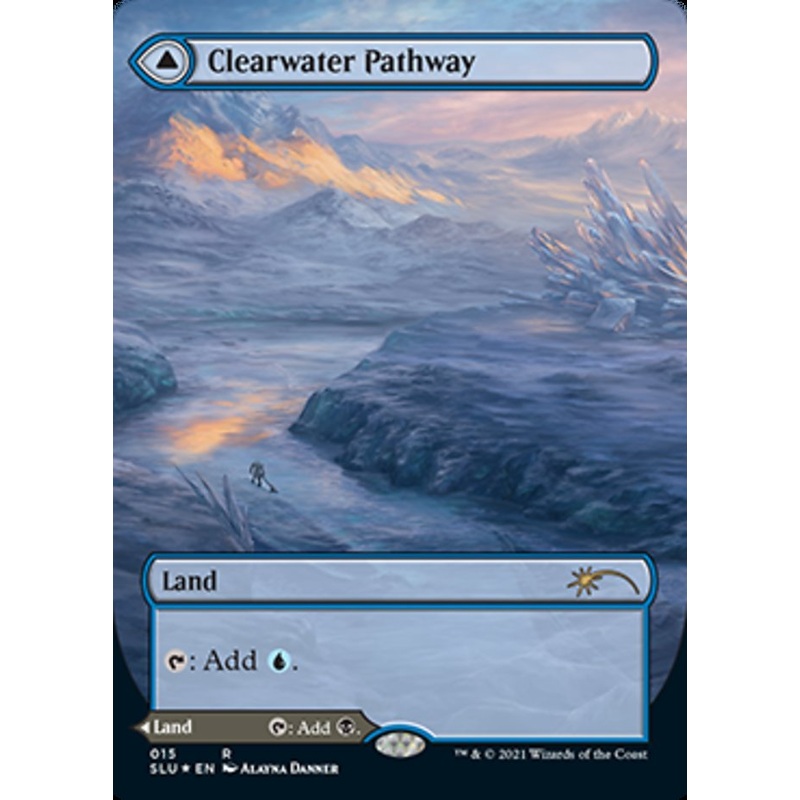 Clearwater Pathway // Murkwater Pathway (Borderless) [Secret Lair: Ultimate Edition 2]