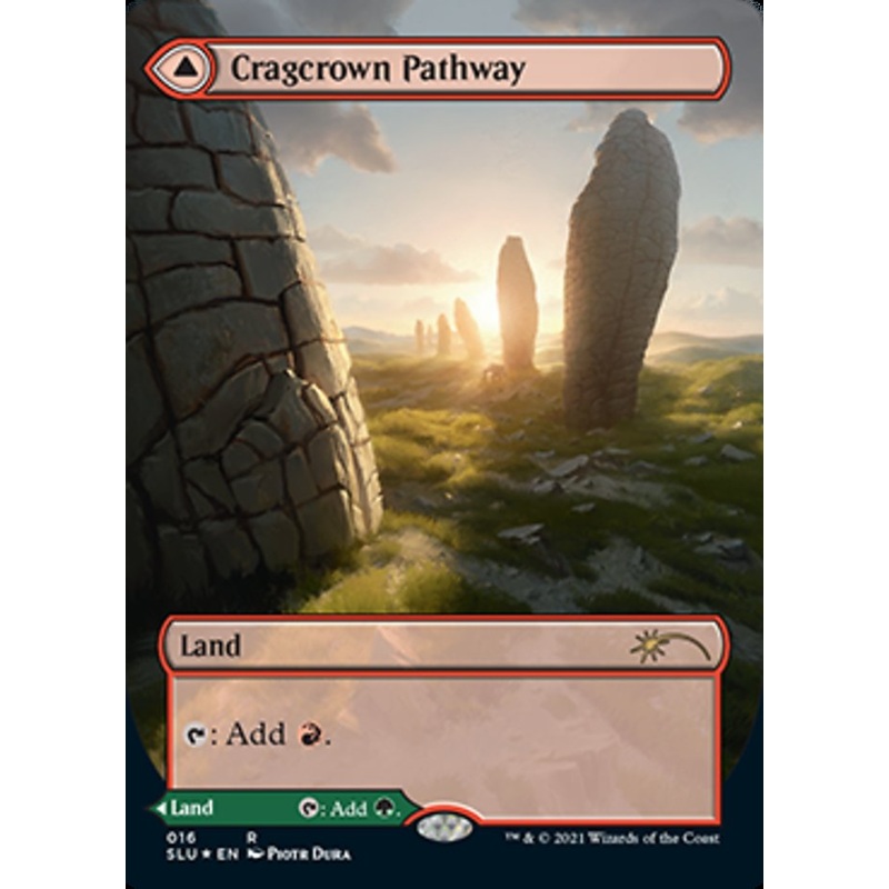 Cragcrown Pathway // Timbercrown Pathway (Borderless) [Secret Lair: Ultimate Edition 2]