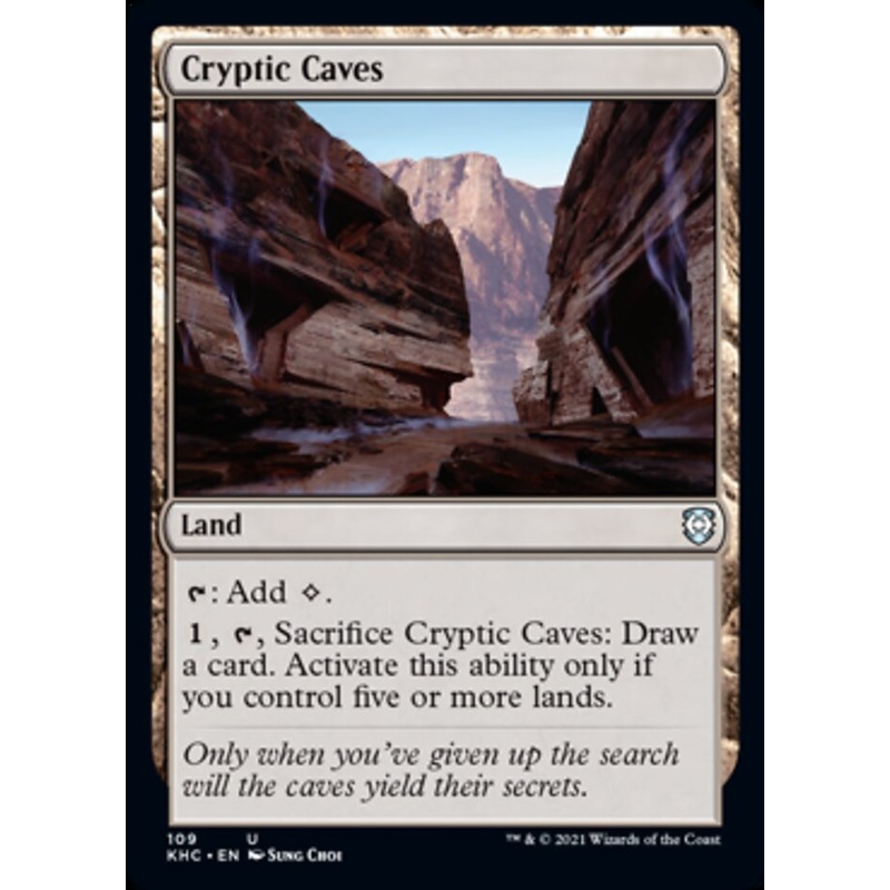 Cryptic Caves [Kaldheim Commander]