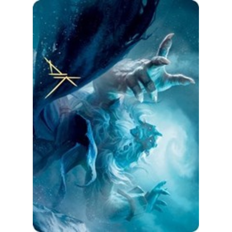 Cyclone Summoner Art Card (Gold-Stamped Signature) [Kaldheim Art Series]